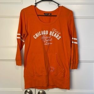 Touch NFL Chicago Bears 3/4 tee with pocket size medium
